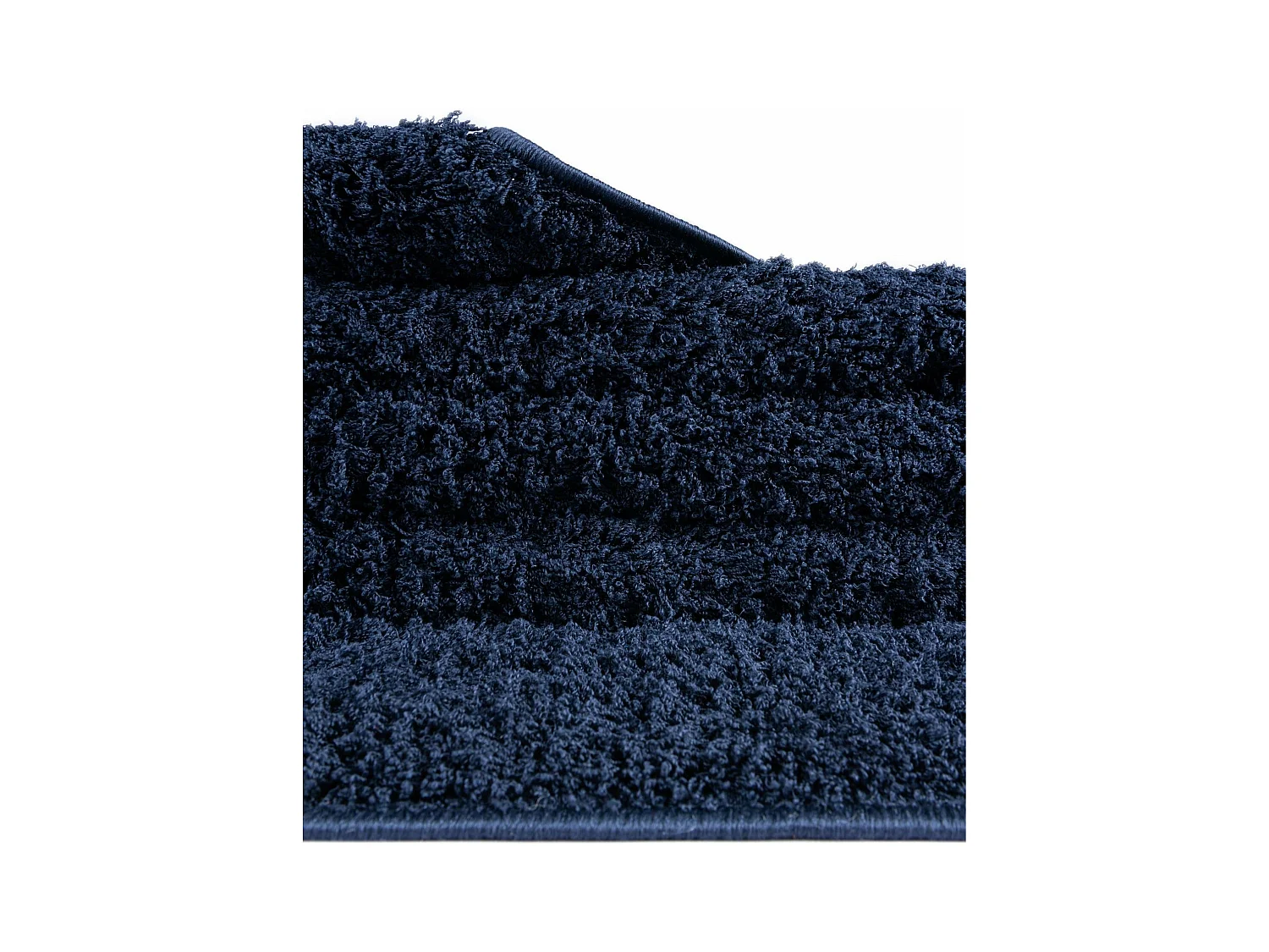 Tappeto shaggy  125x125 blu notte Luzern