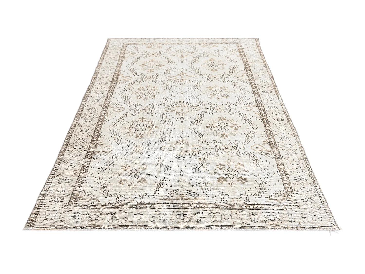 Wollteppich 137x236 Beige Ultra Vintage