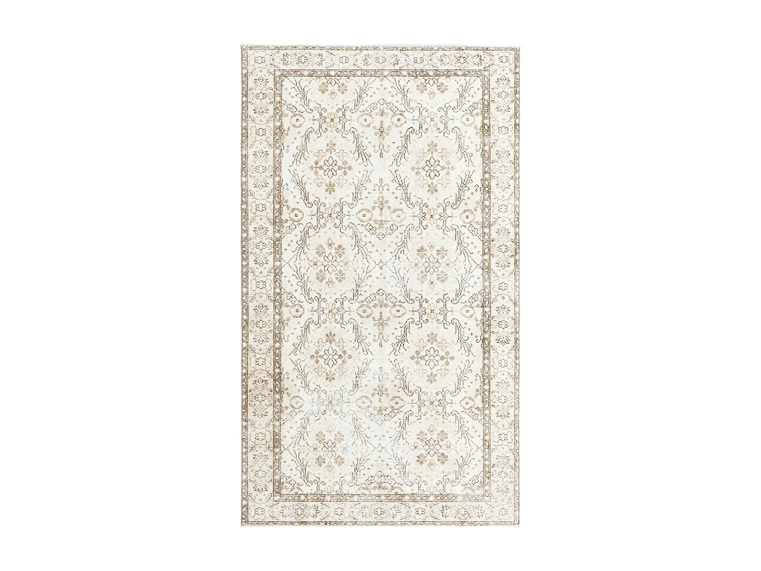 Tapis de laine 137x236 beige Ultra Vintage