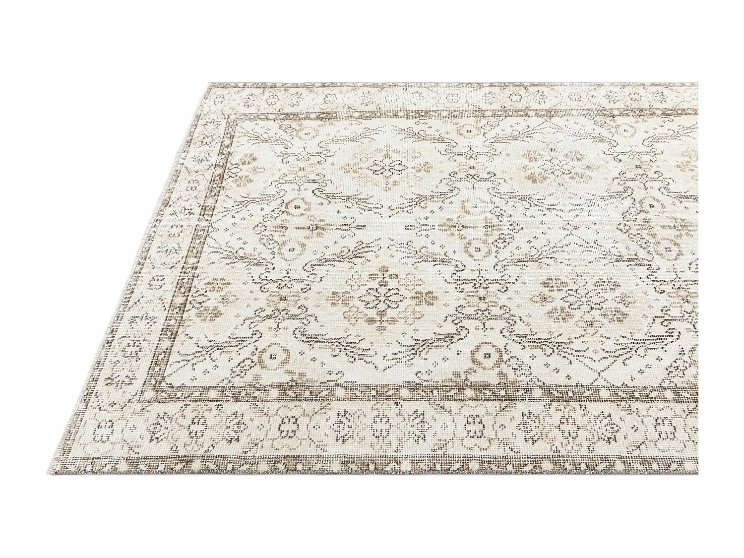 Tapis de laine 137x236 beige Ultra Vintage