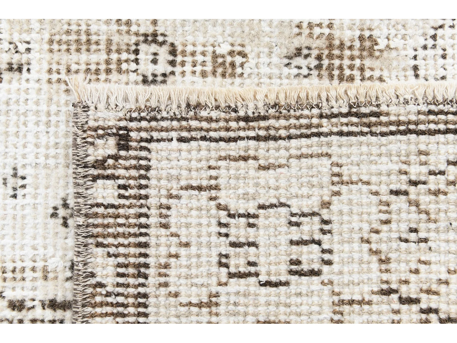 Tapis de laine 137x236 beige Ultra Vintage