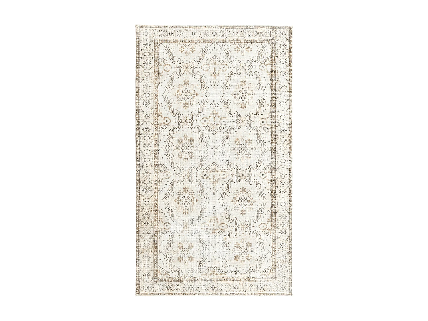 Tapis de laine 137x236 beige Ultra Vintage