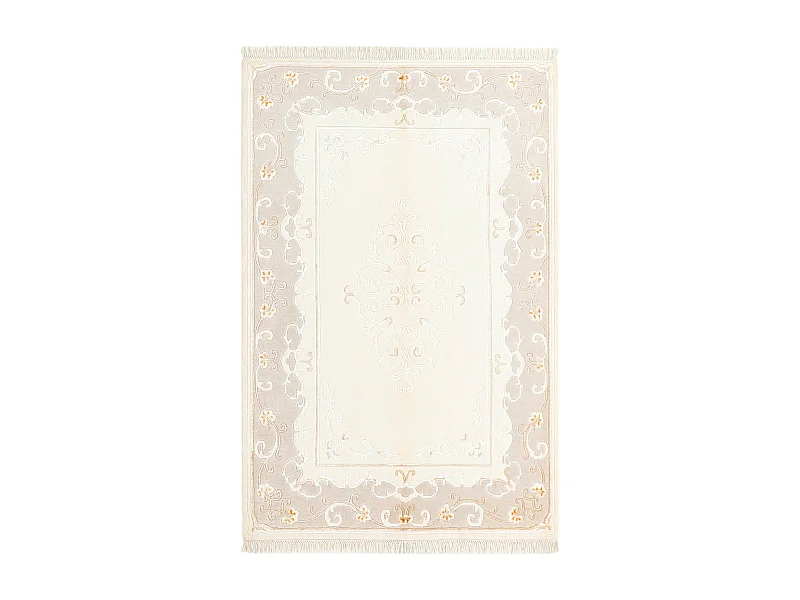 Tapis de laine 127x191 beige Darya