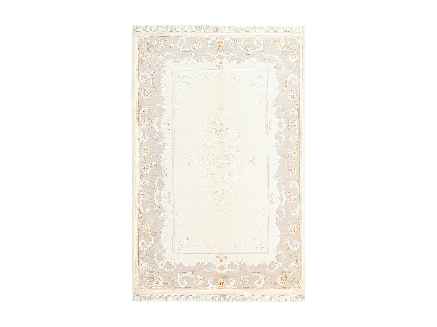 Wollteppich 127x191 Beige Darya