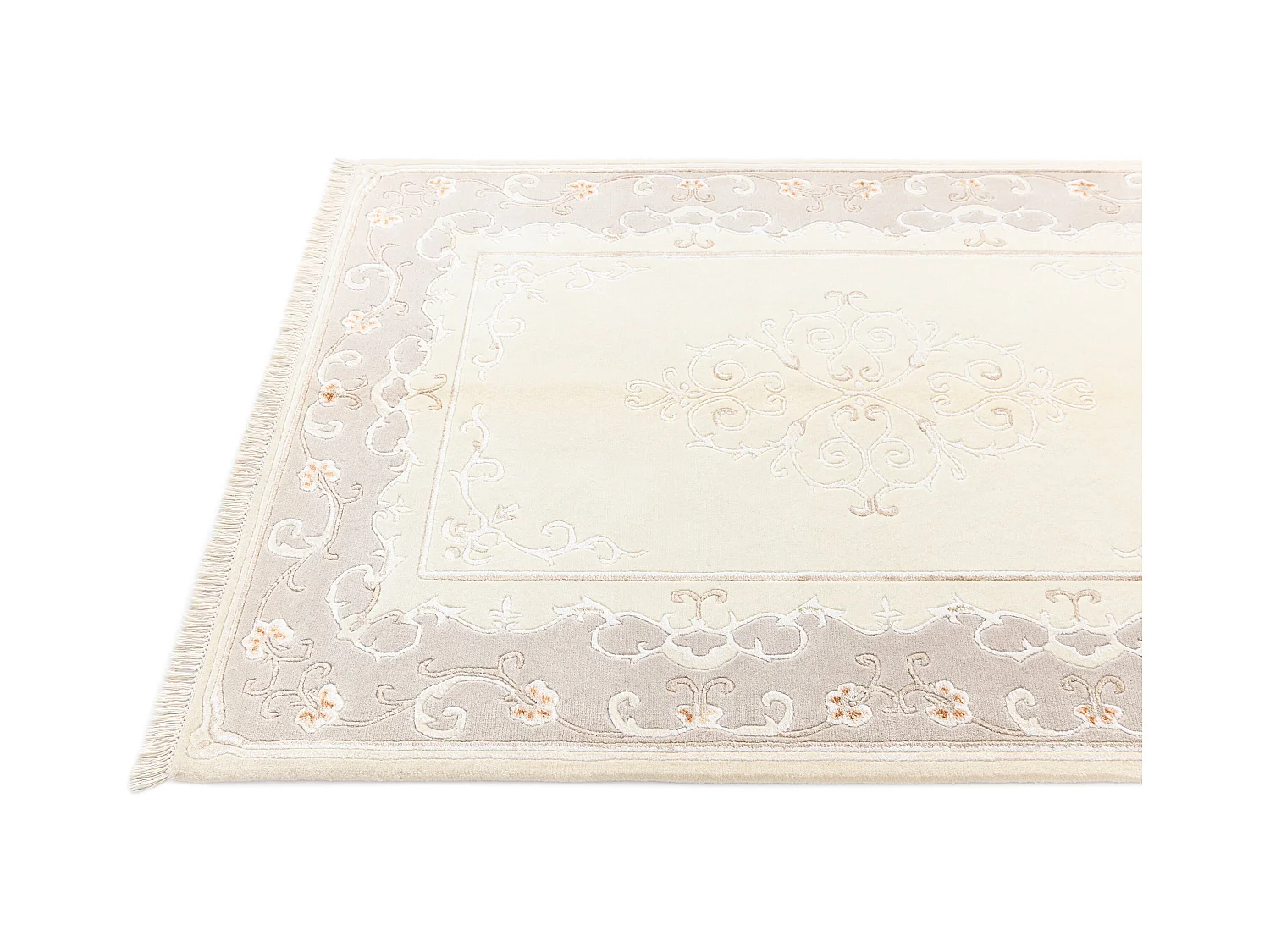 Wollteppich 127x191 Beige Darya