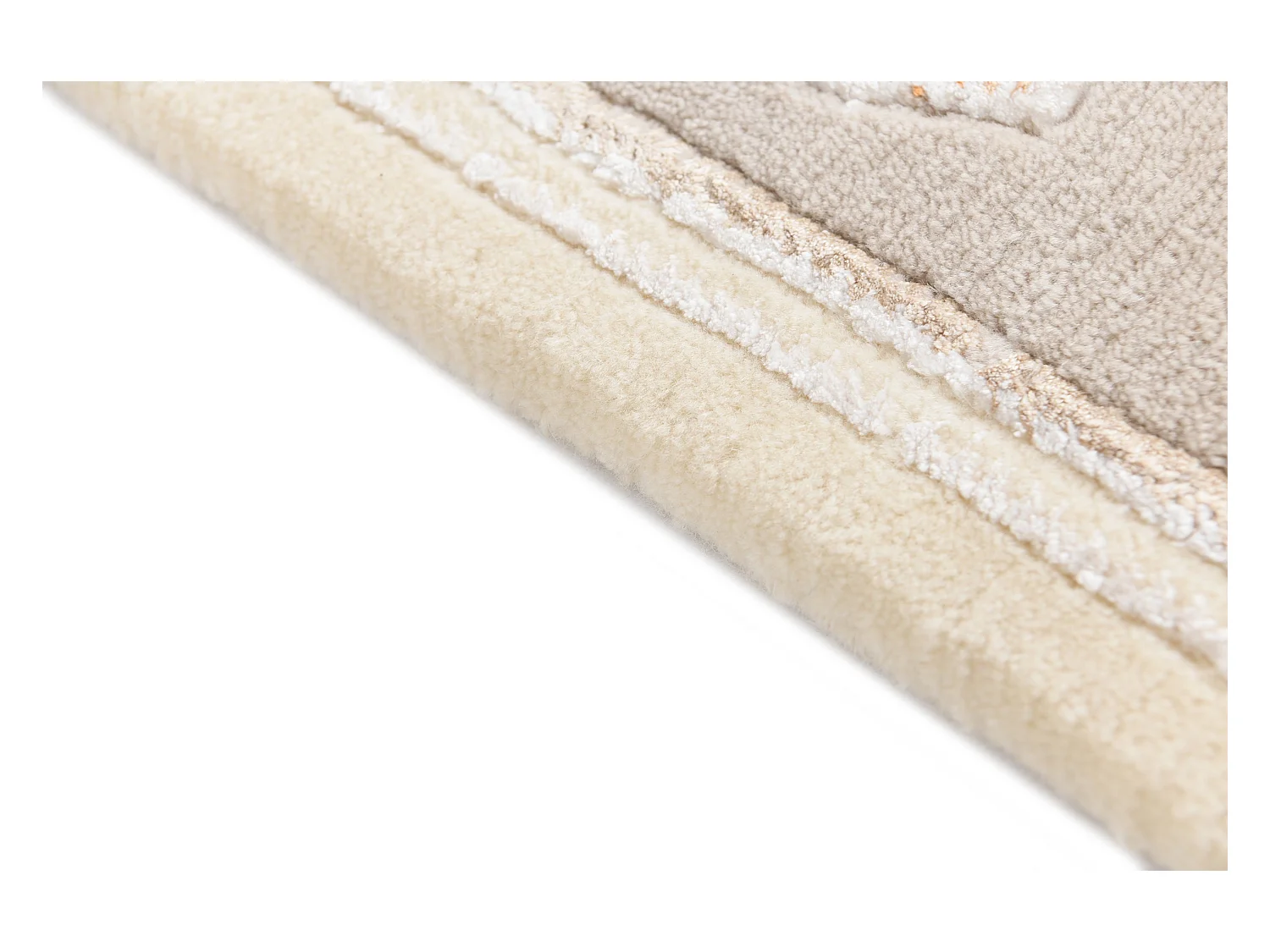 Wollteppich 127x191 Beige Darya