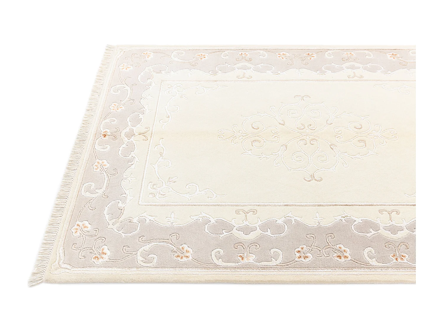 Tapis de laine 127x191 beige Darya