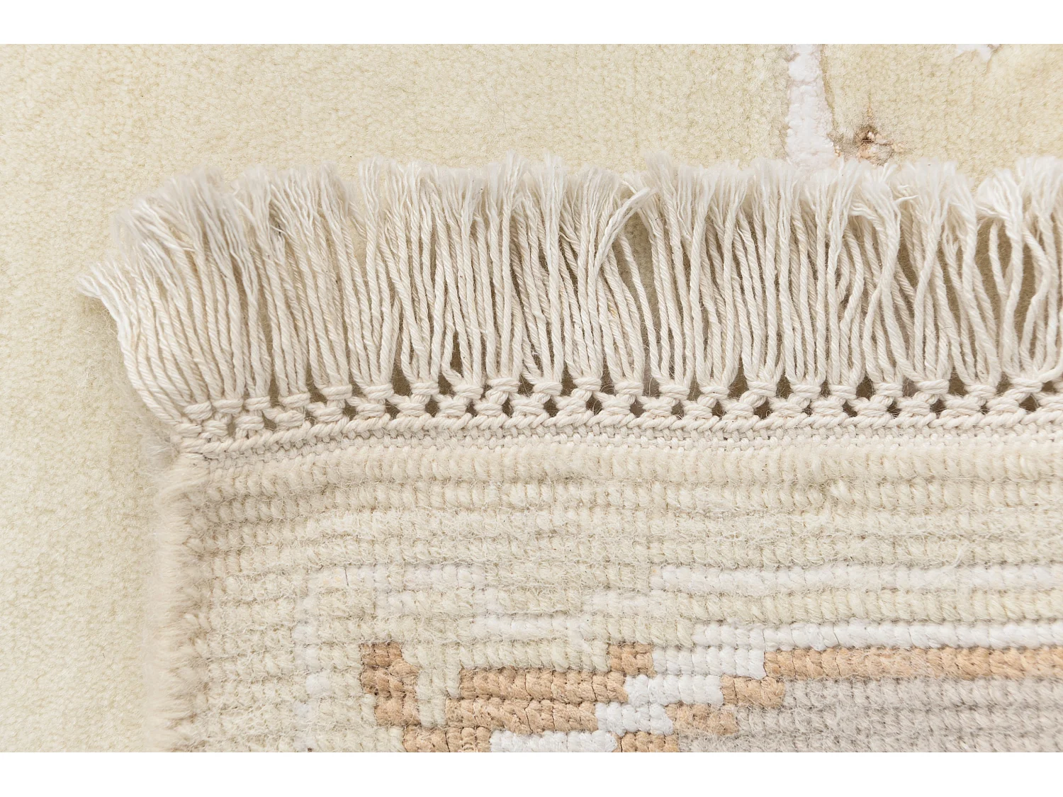 Tapis de laine 127x191 beige Darya