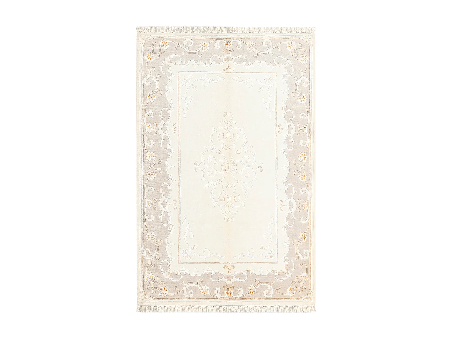 Tapis de laine 127x191 beige Darya