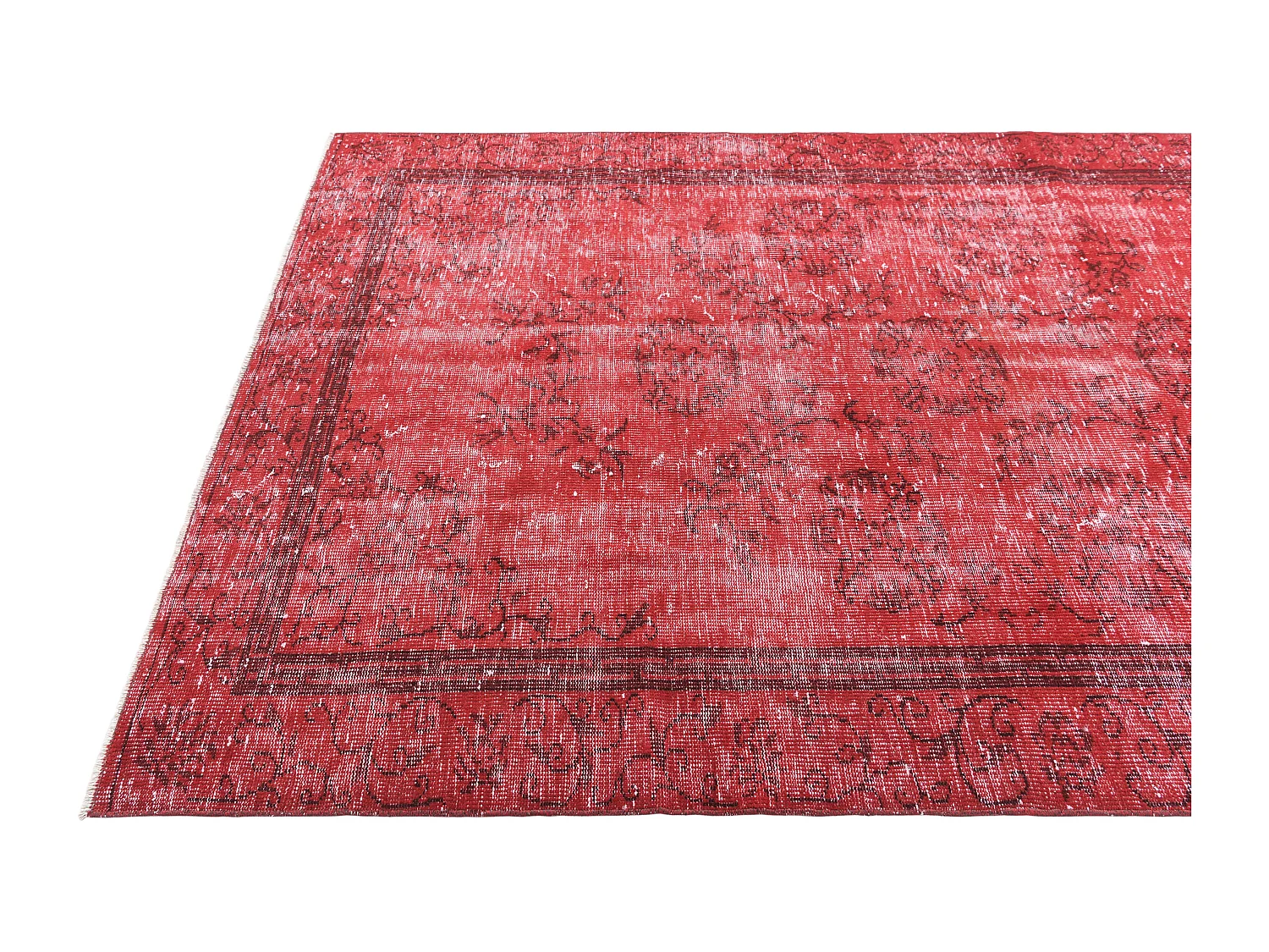 Wollteppich 173x264 Rot Ultra Vintage