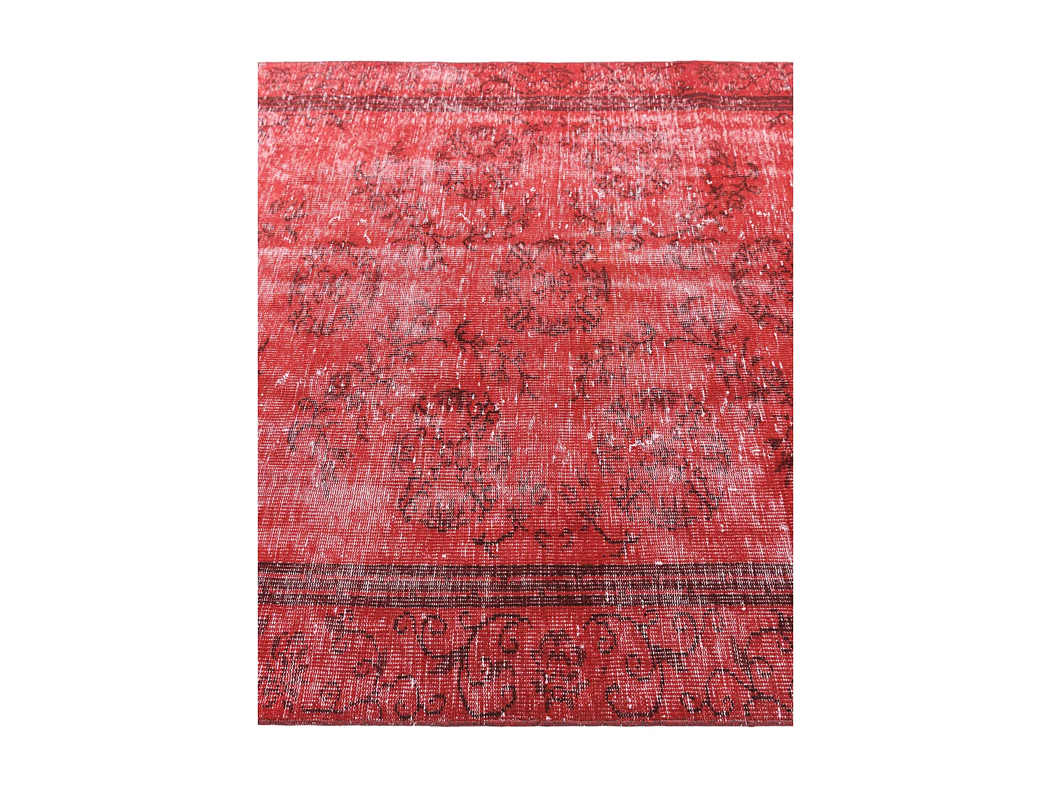 Wollteppich 173x264 Rot Ultra Vintage