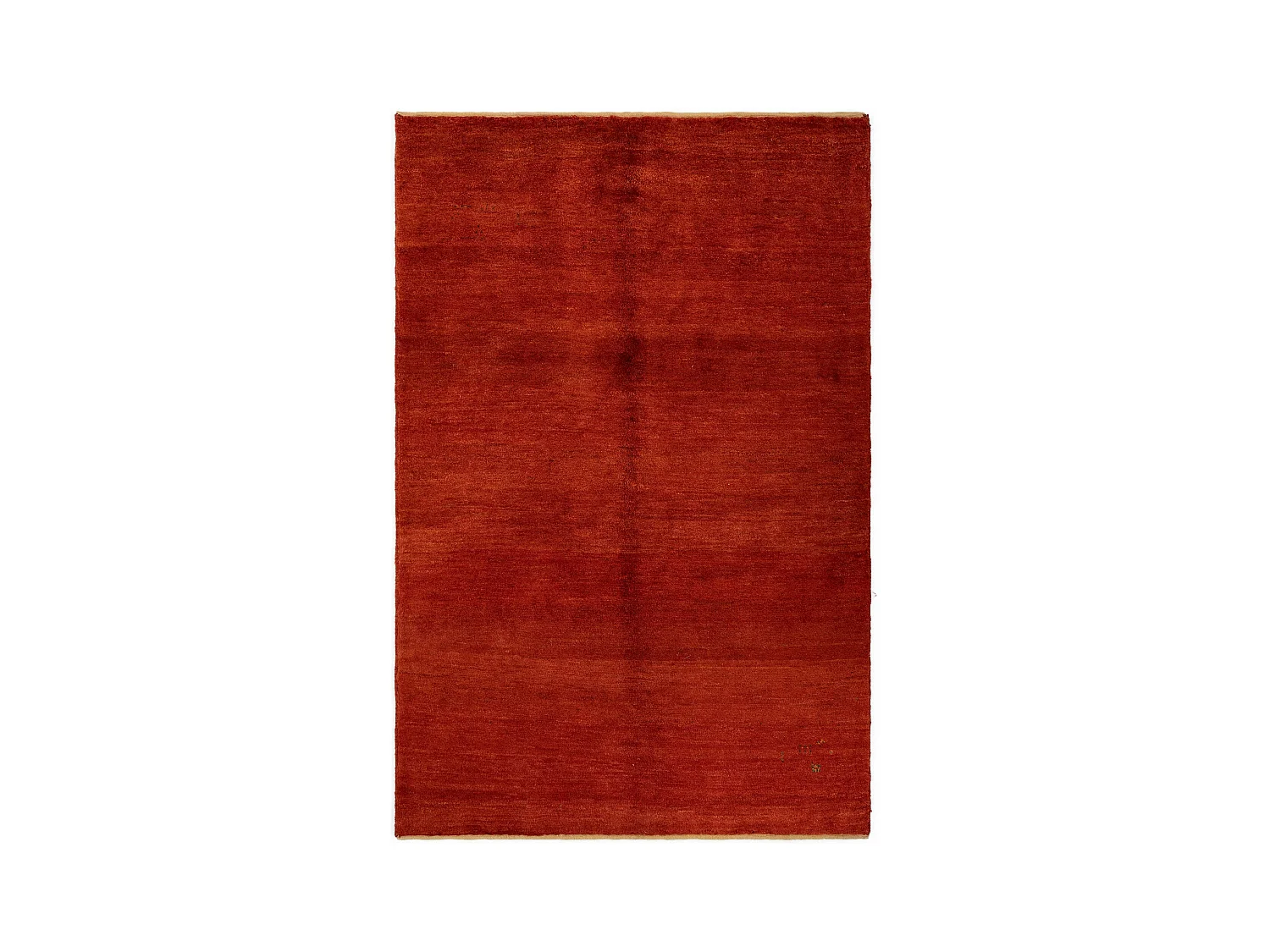 Tapis de laine 143x215 rouge Gabbeh