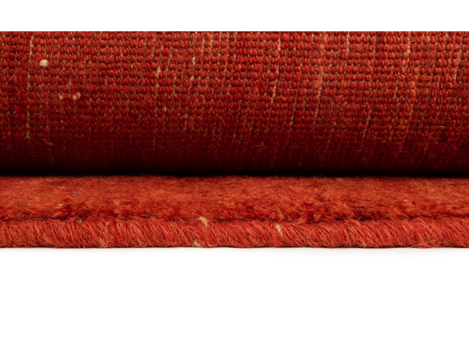 Tapis de laine 143x215 rouge Gabbeh