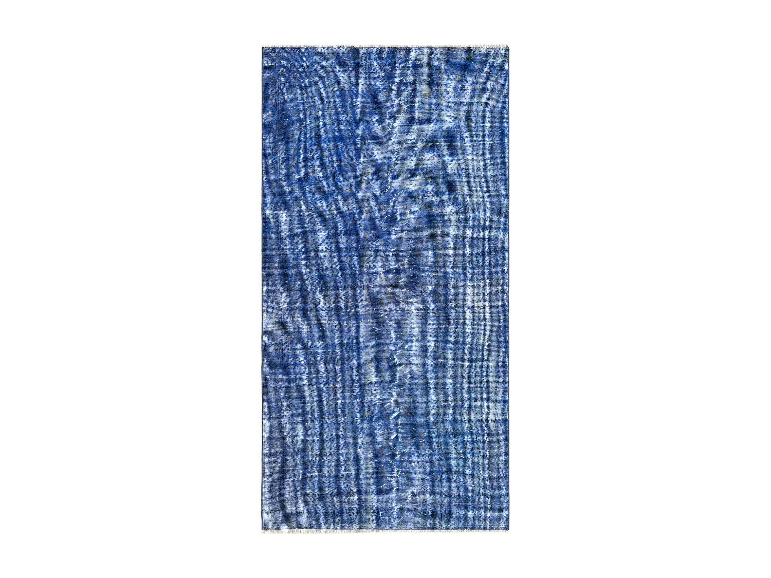 Tapis de laine 104x203 Bleu Ultra Vintage