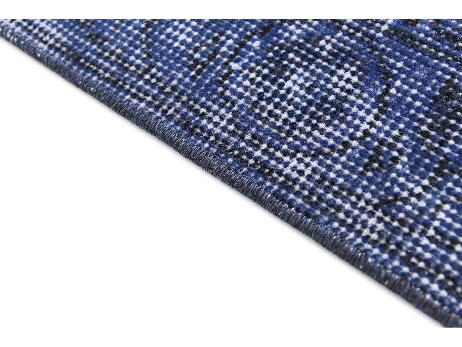 Tapis de laine 104x203 Bleu Ultra Vintage