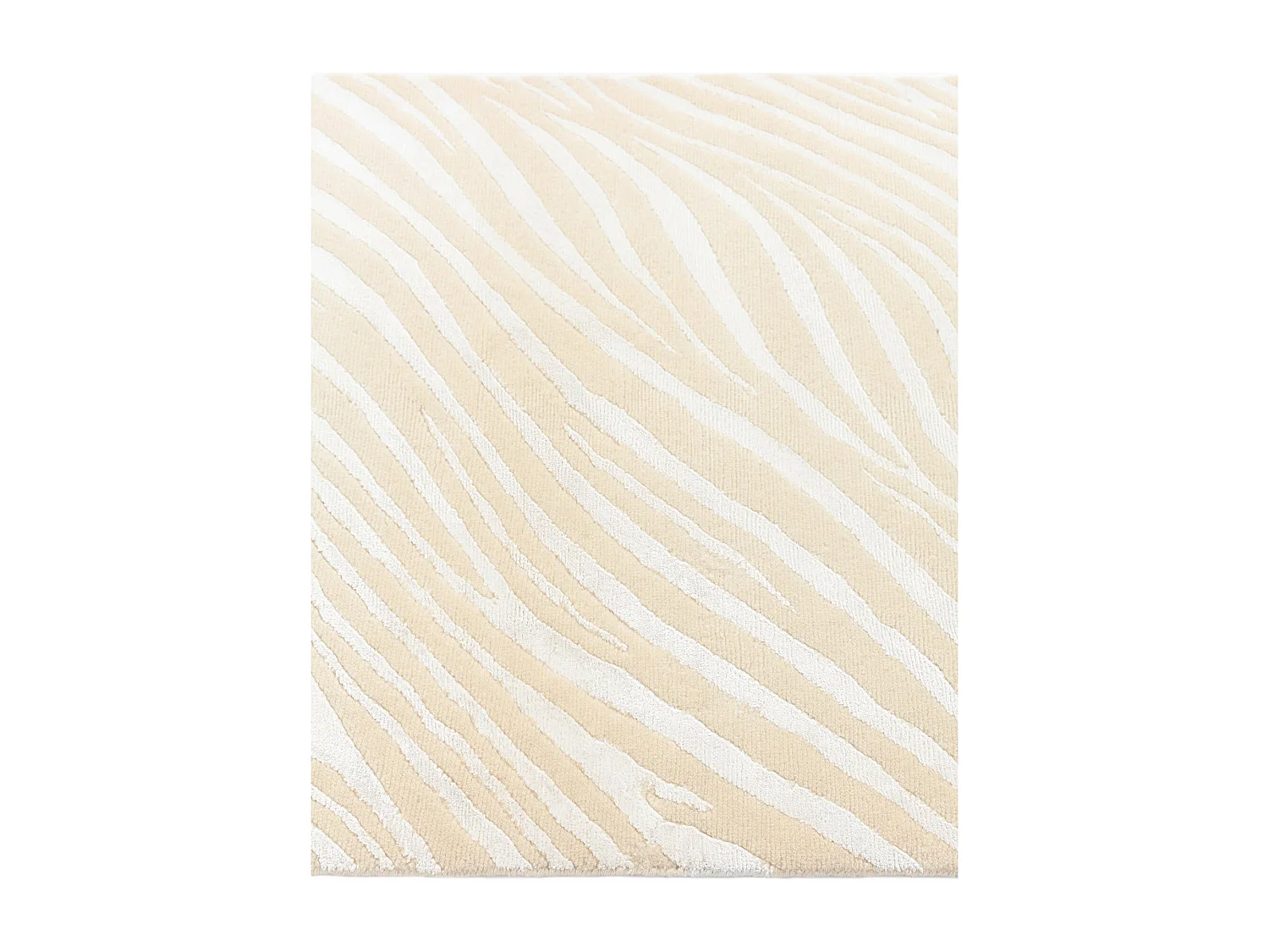 Tapis de couloir en laine 79x295 beige Darya