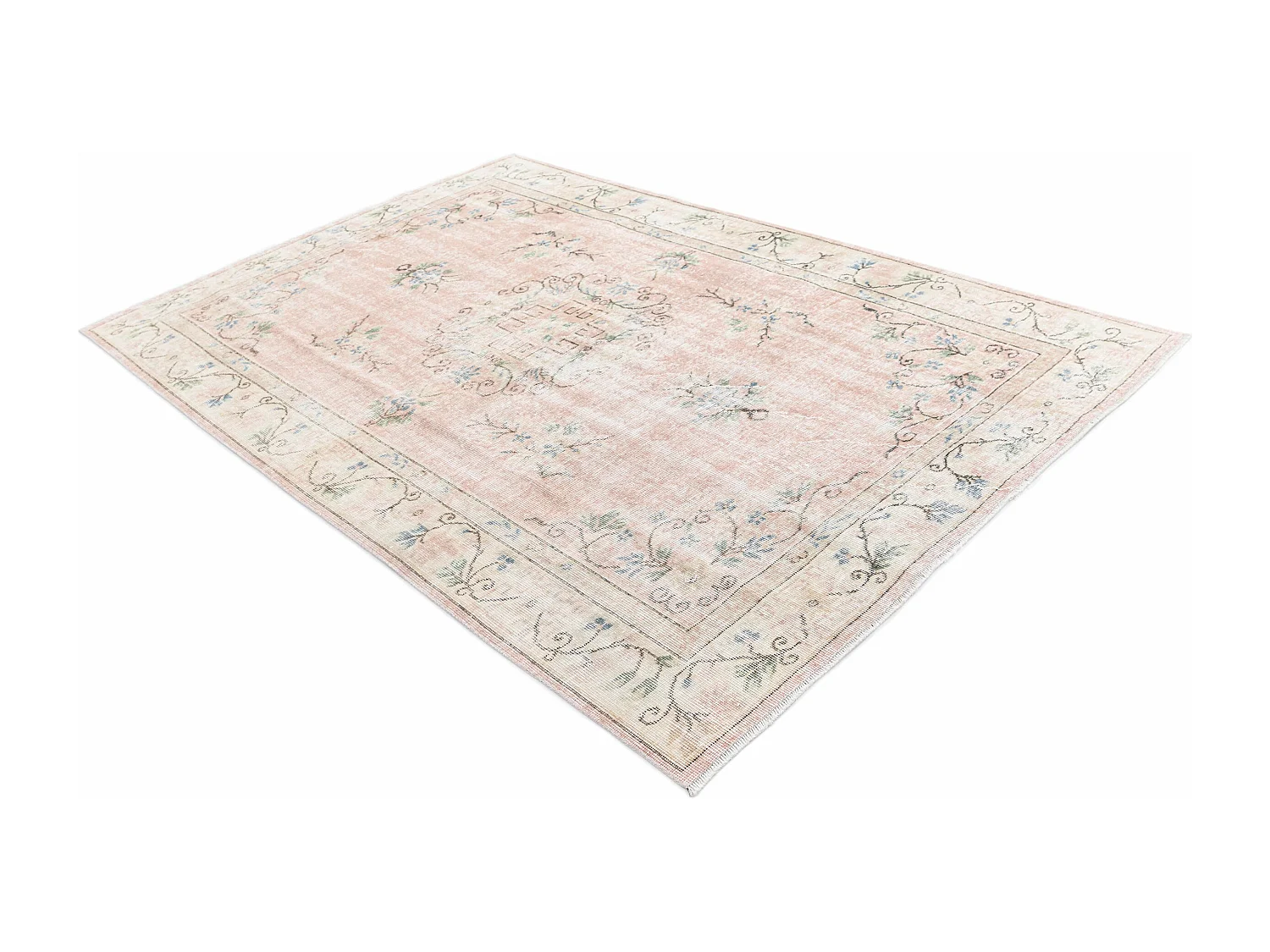 Tapis de laine 163x254 beige Ultra Vintage