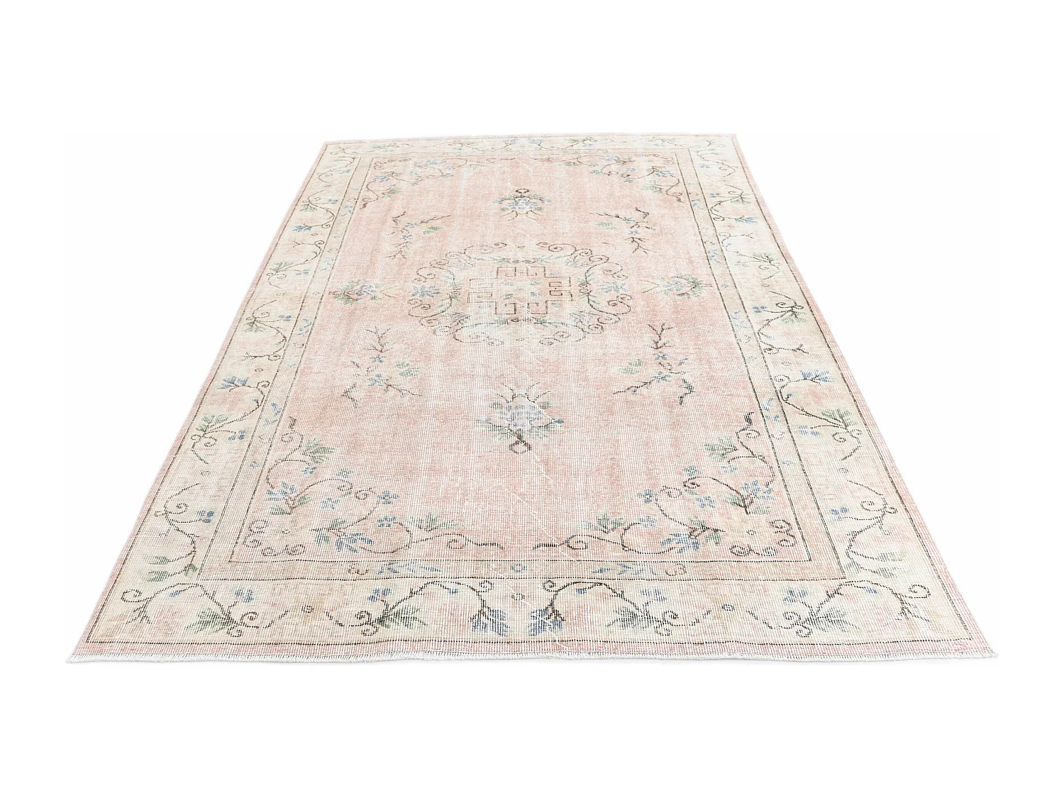 Tapis de laine 163x254 beige Ultra Vintage