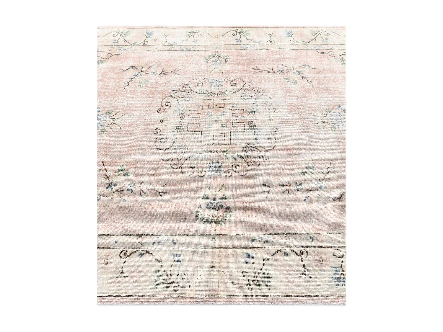 Tapis de laine 163x254 beige Ultra Vintage