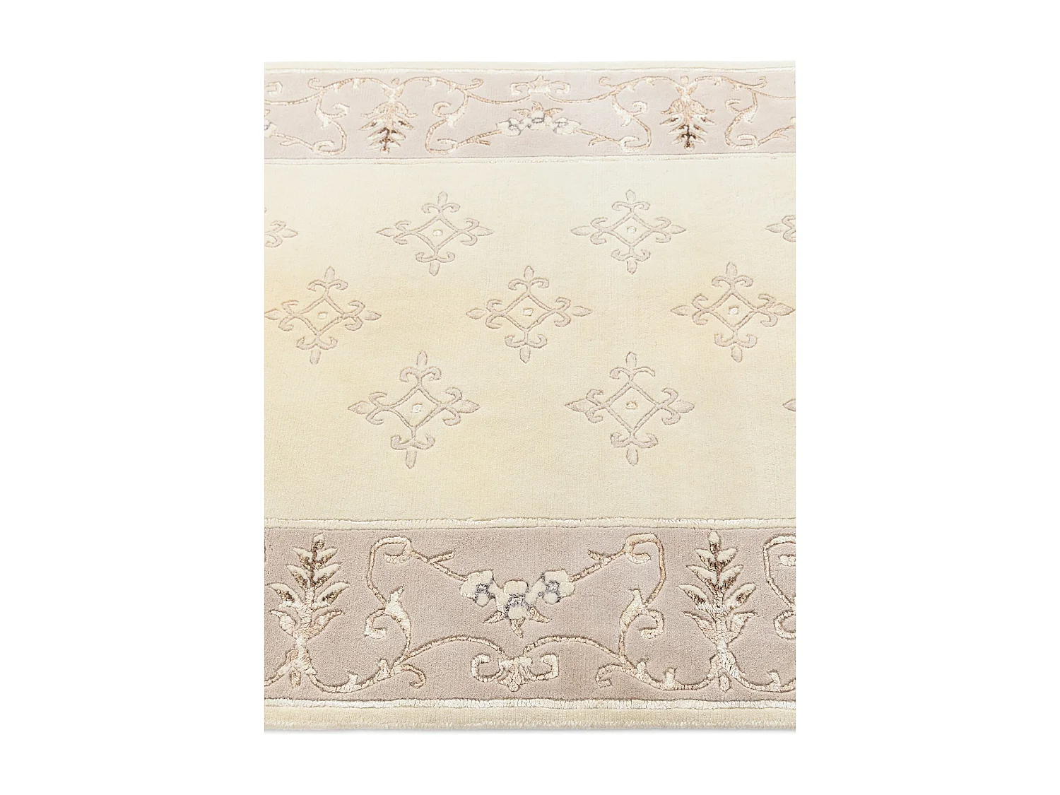 Tapis de laine 122x183 beige Darya
