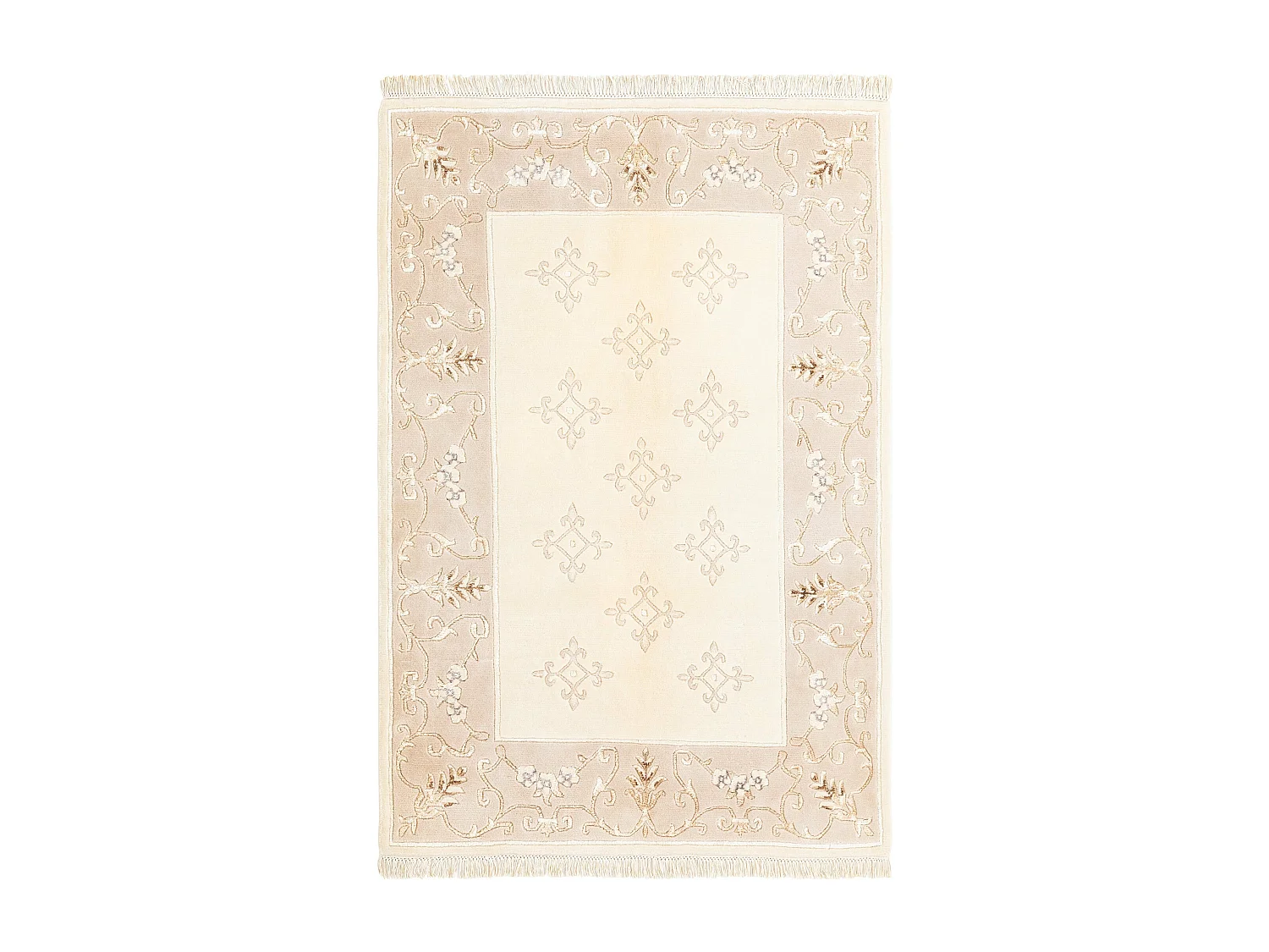 Wollteppich 122x183 Beige Darya