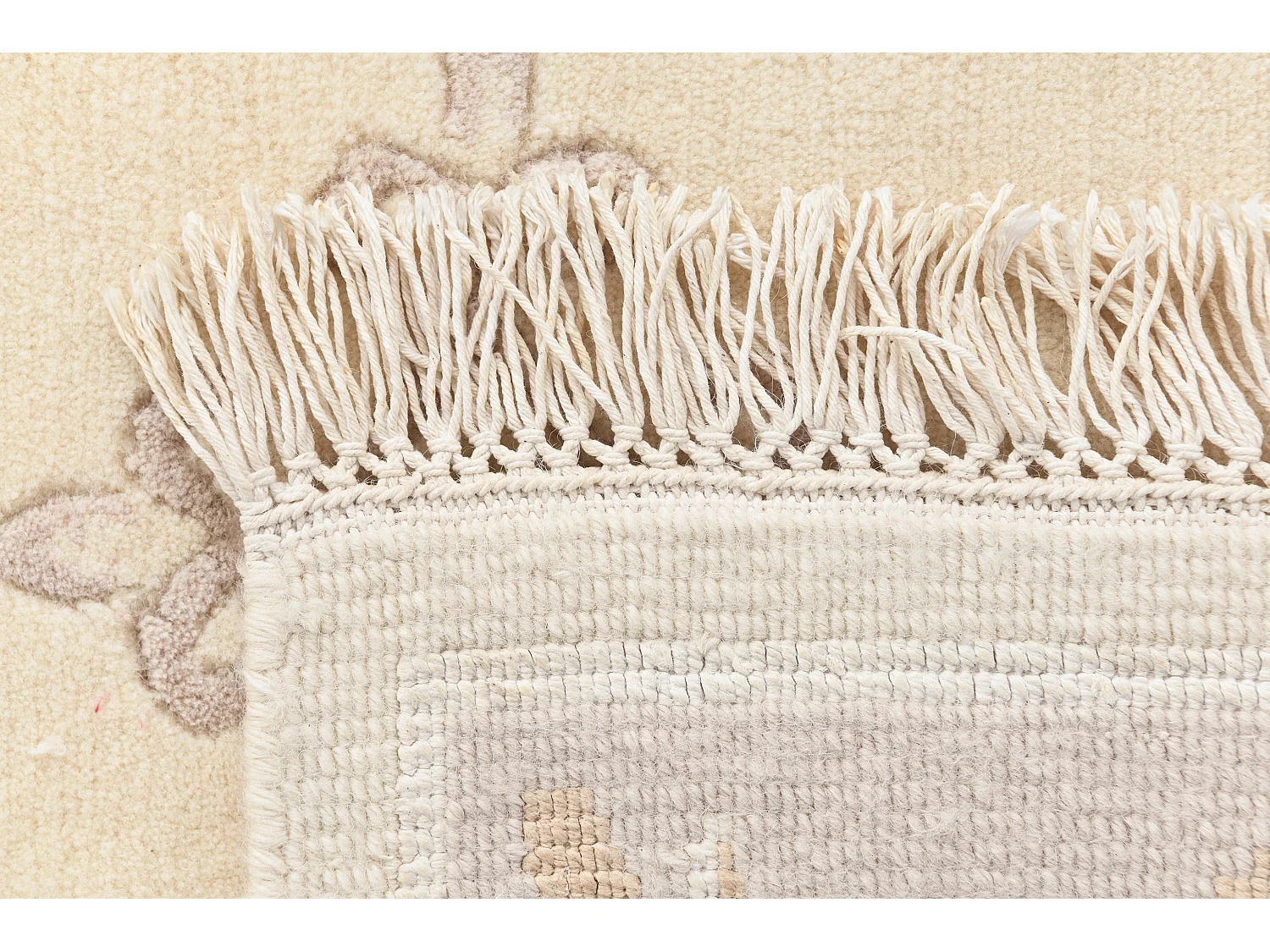 Wollteppich 122x183 Beige Darya