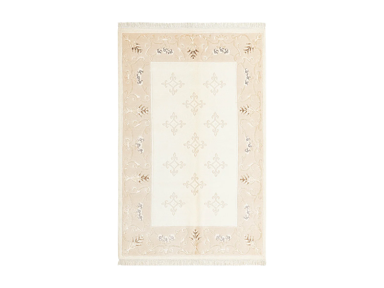 Wollteppich 122x188 Beige Darya