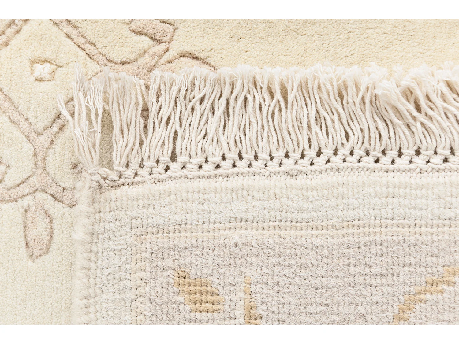 Wollteppich 122x188 Beige Darya