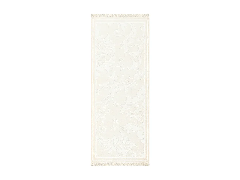Läufer-Wollteppich 79x206 Beige Darya