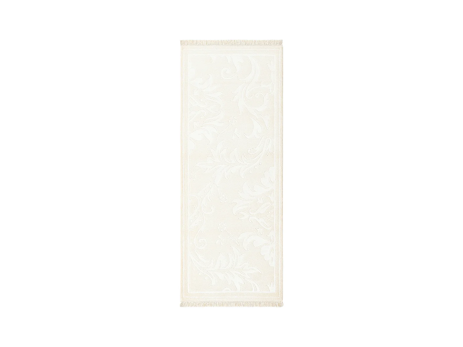 Tapis de couloir en laine 79x206 beige Darya