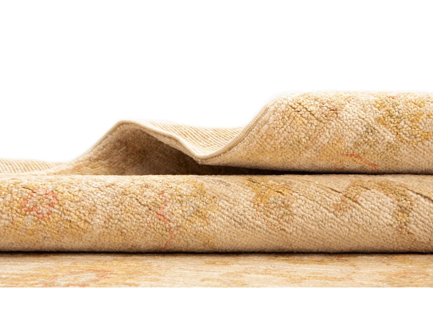 Tapis de couloir en laine 72x443 beige Kaizar