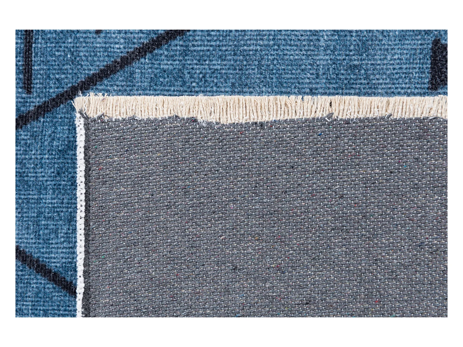 Tapis de couloir en laine 72x443 beige Kaizar