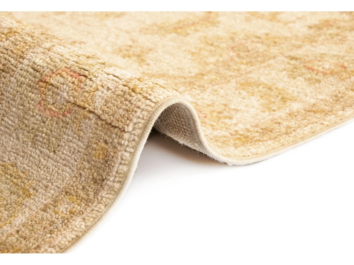 Tappeto per corridoio in lana 72x443 beige Kaizar