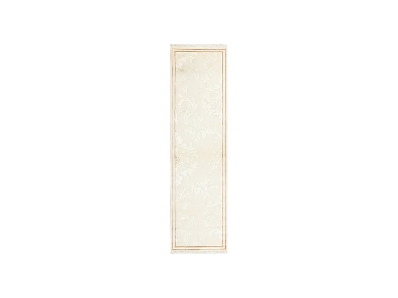 Läufer-Wollteppich 81x300 Beige Darya
