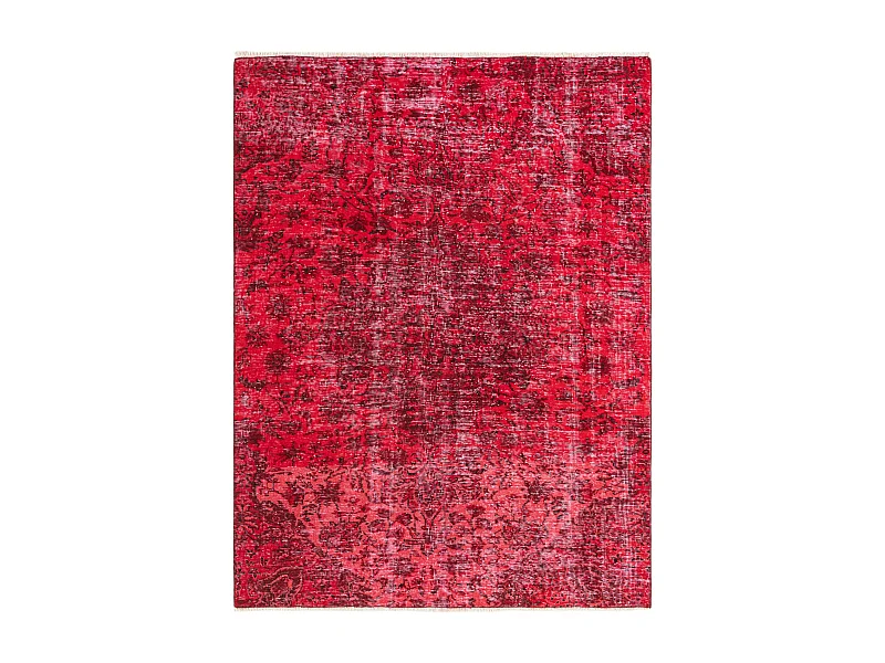 Tapis de laine 165x218 rouge Ultra Vintage