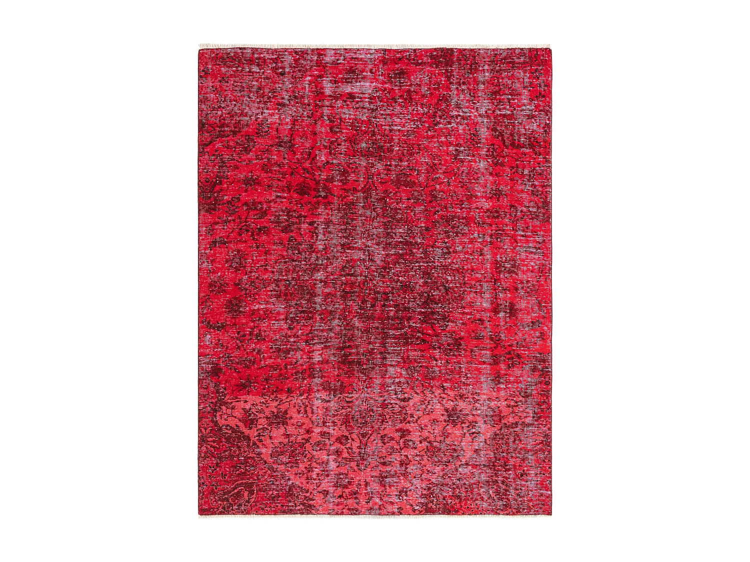 Tappeto in lana 165x218 rosso Ultra Vintage