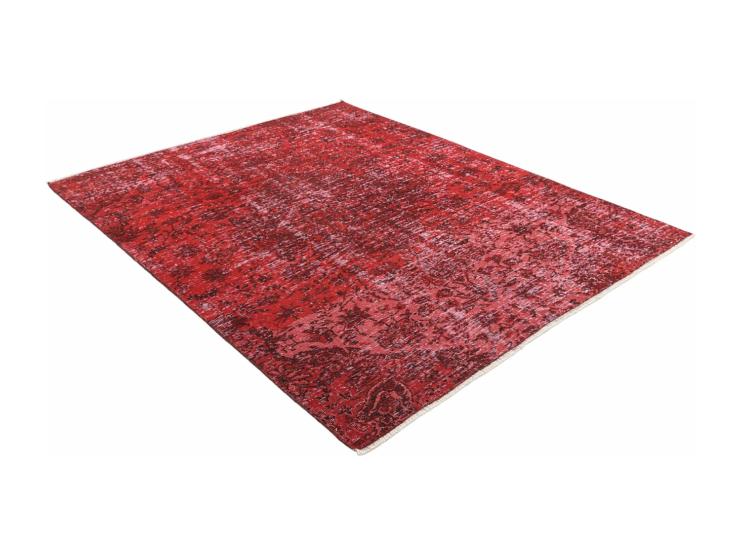 Tappeto in lana 165x218 rosso Ultra Vintage