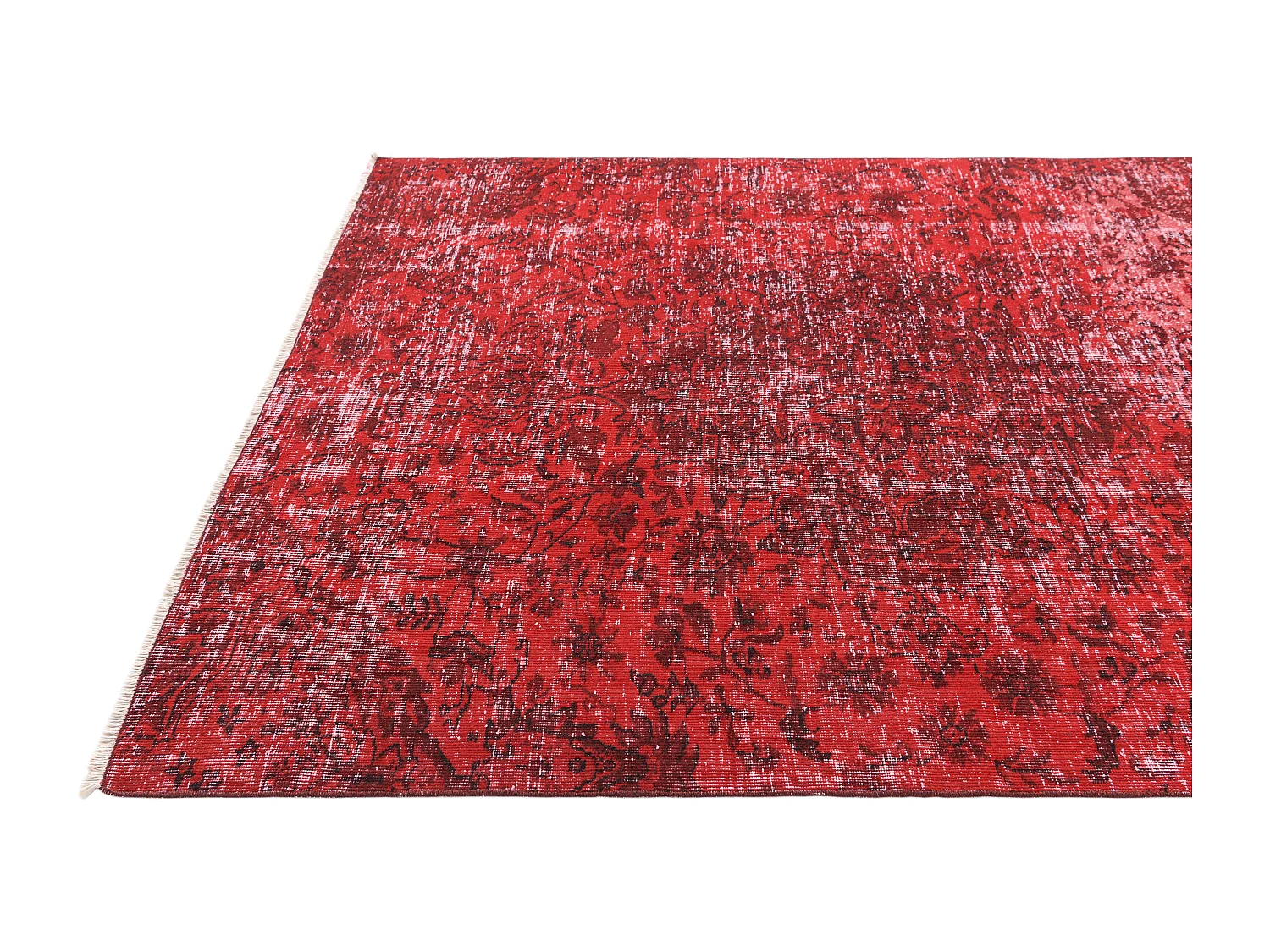 Tappeto in lana 165x218 rosso Ultra Vintage