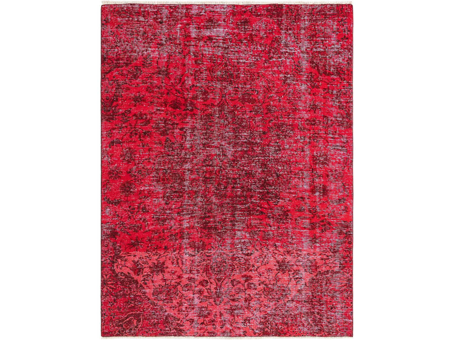 Tappeto in lana 165x218 rosso Ultra Vintage