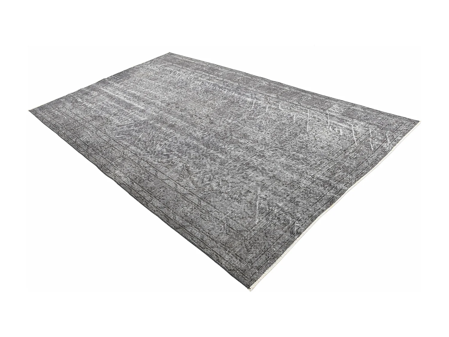 Tapis de laine 163x272 gris Ultra Vintage