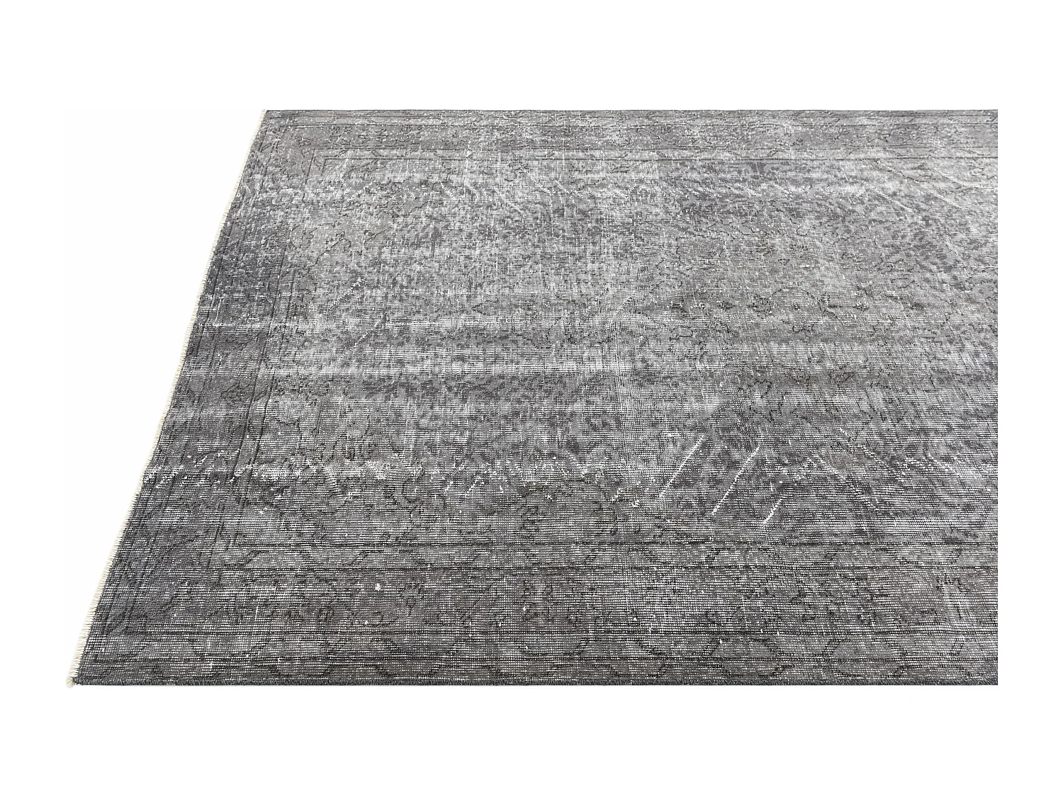 Tapis de laine 163x272 gris Ultra Vintage