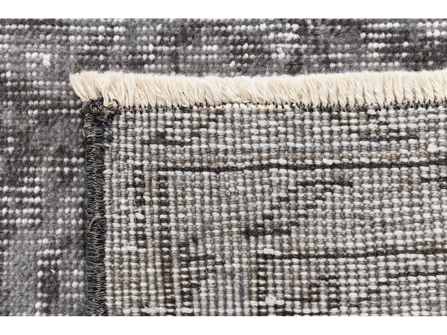 Tapis de laine 163x272 gris Ultra Vintage