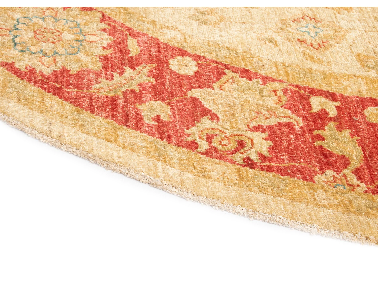 Wollteppich 198x200 Beige Kaizar