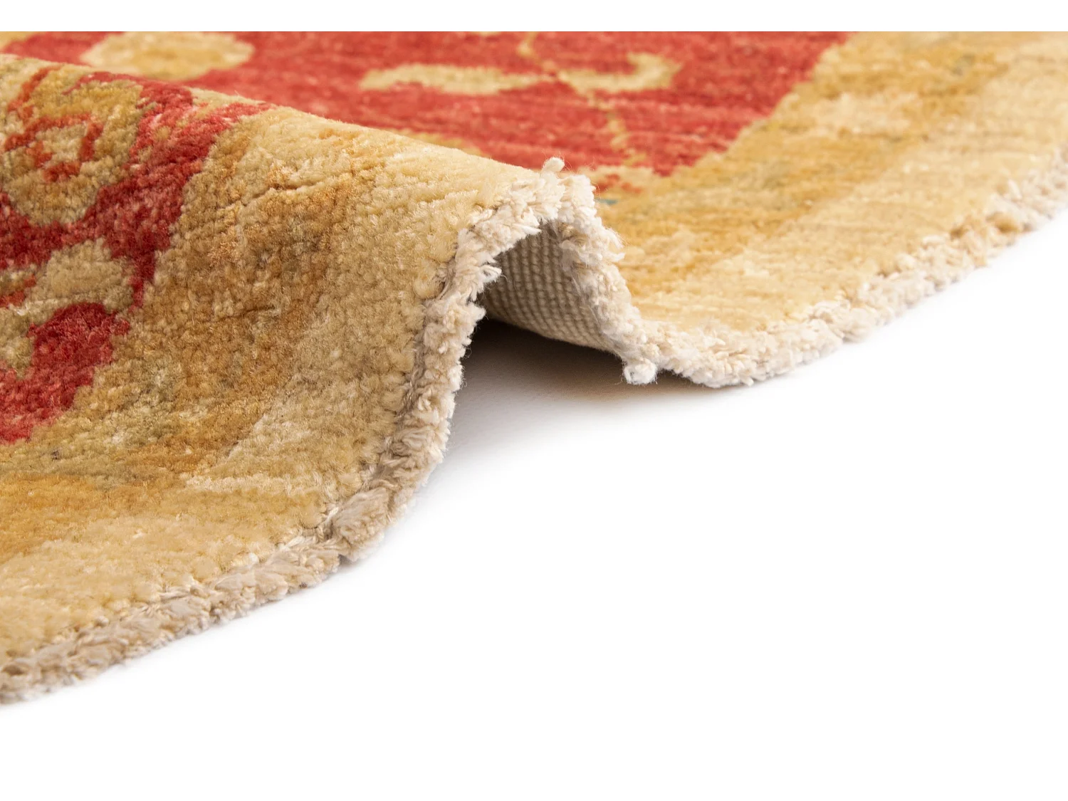 Wollteppich 198x200 Beige Kaizar