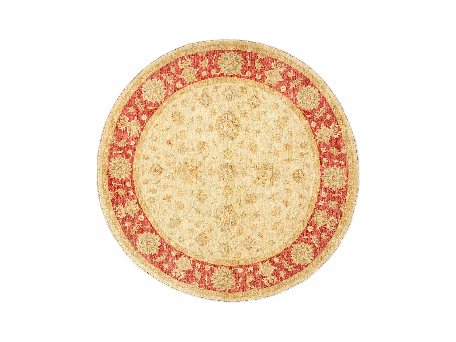 Tapis de laine 198x200 beige Kaizar