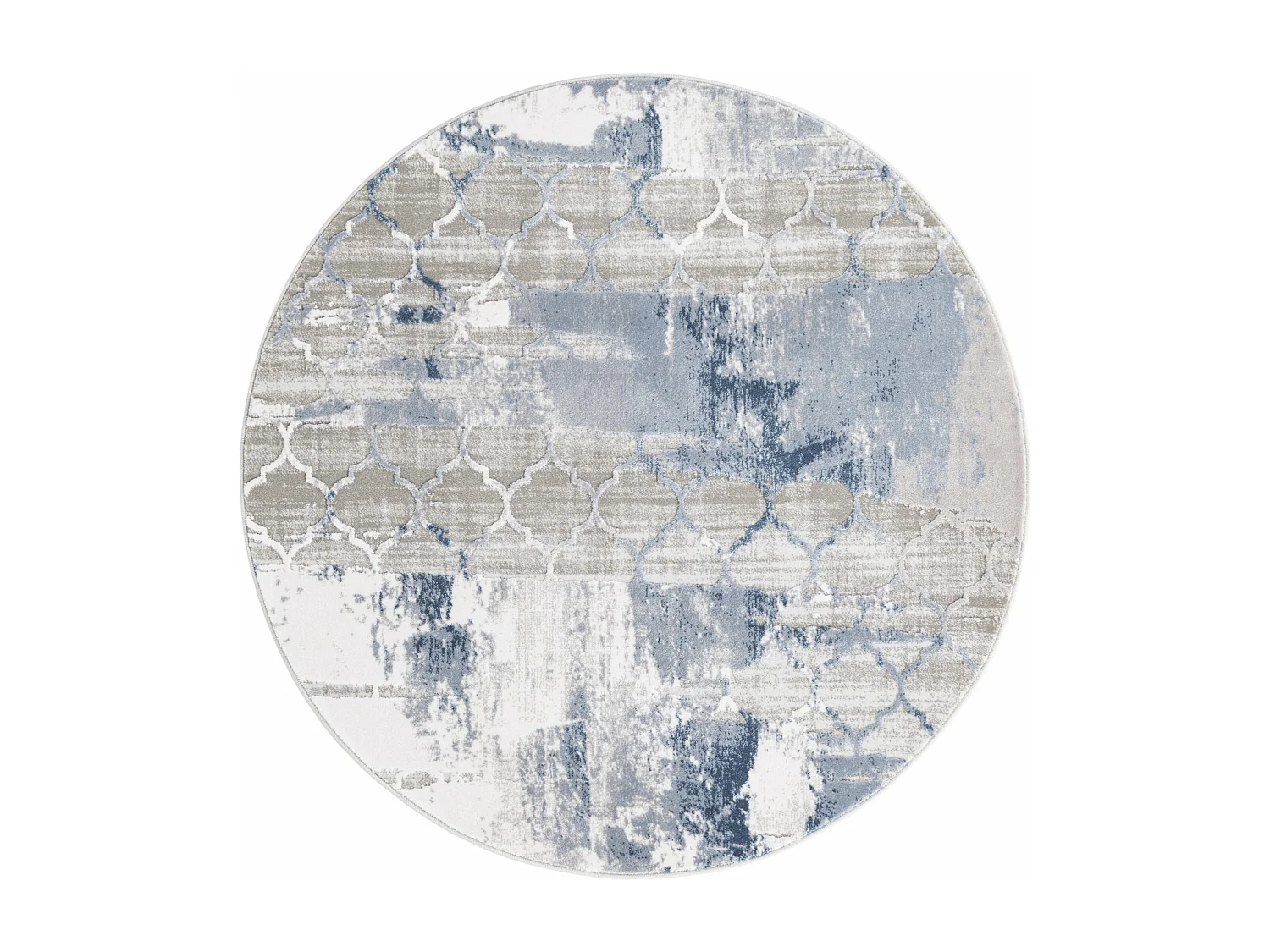 Tapis 125x125 Bleu Davos Mesh