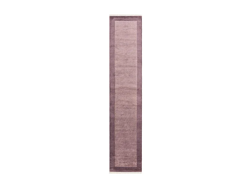 Tapis de couloir en laine 79x401 Violet Darya