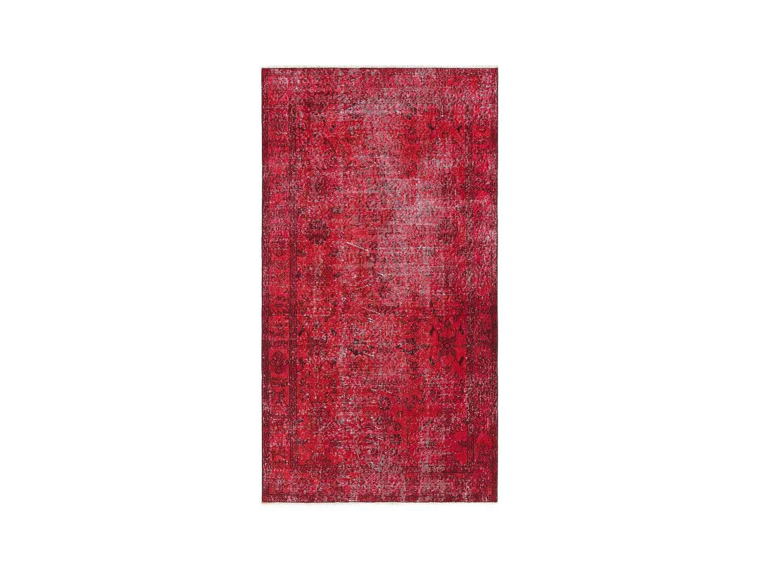 Tapis de laine 112x206 rouge Ultra Vintage