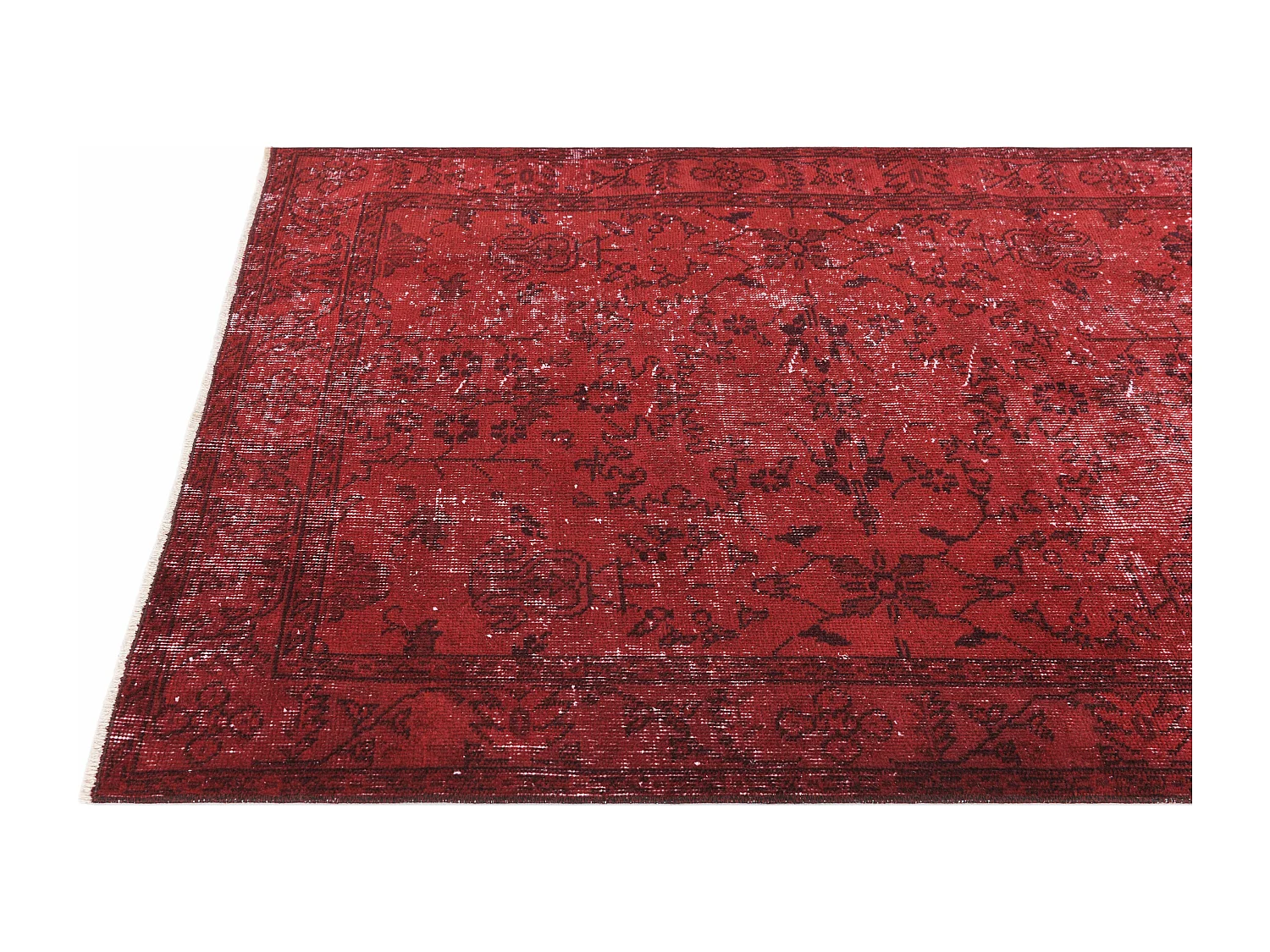 Wollteppich 112x206 Rot Ultra Vintage