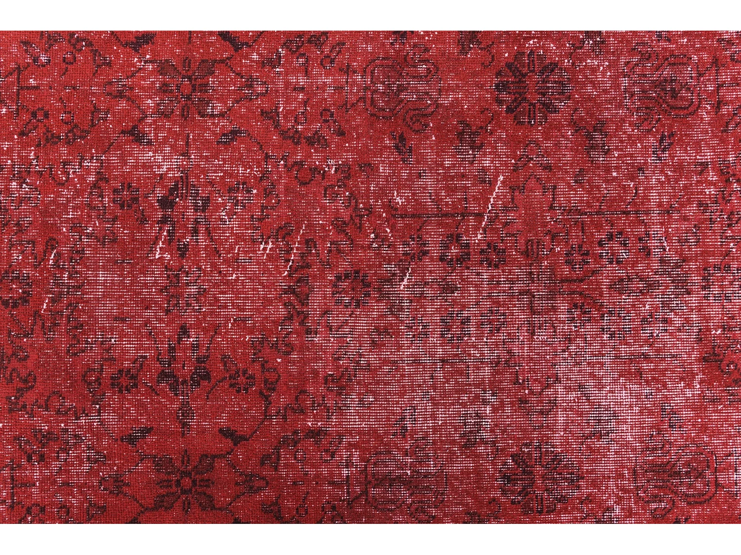 Wollteppich 112x206 Rot Ultra Vintage